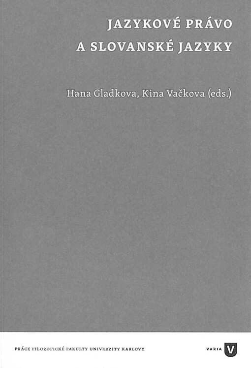 Jazykové právo a slovanské jazyky