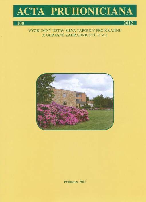 Acta Pruhoniciana. 100/2012