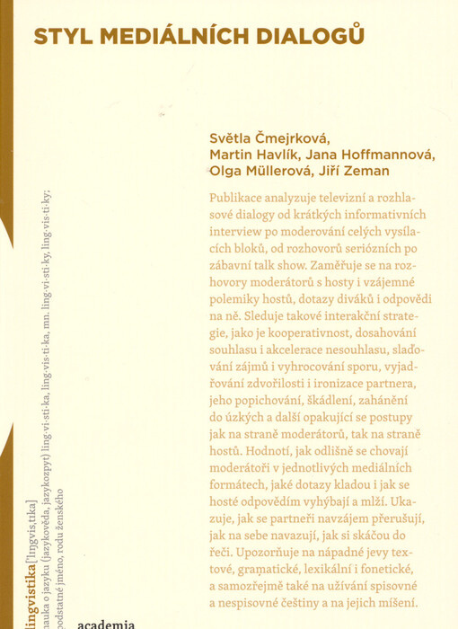 Styl mediálních dialogů