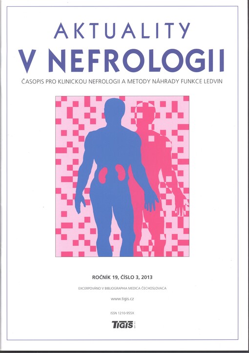Aktuality v nefrologii : časopis pro klinickou nefrologii a metody náhrady funkce ledvin