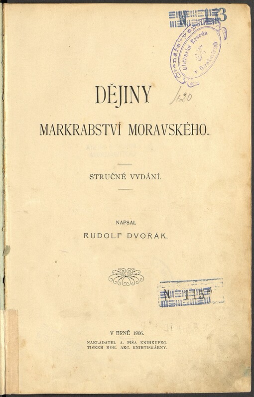 Dějiny markrabství moravského