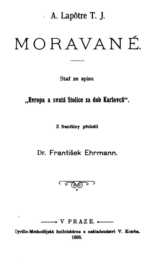 Moravané :stať ze spisu 