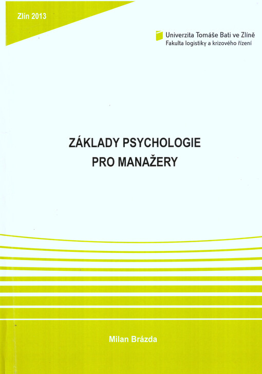 Základy psychologie pro manažery