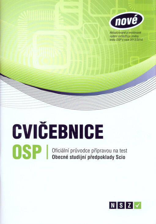 Cvičebnice OSP :komplexní příprava na test Obecné studijní předpoklady