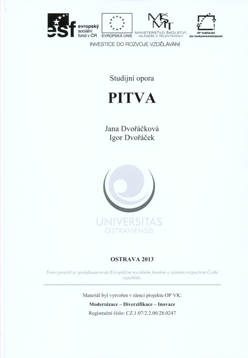 Pitva :studijní opora