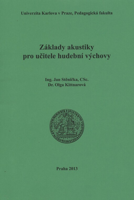 Základy akustiky pro učitele hudební výchovy