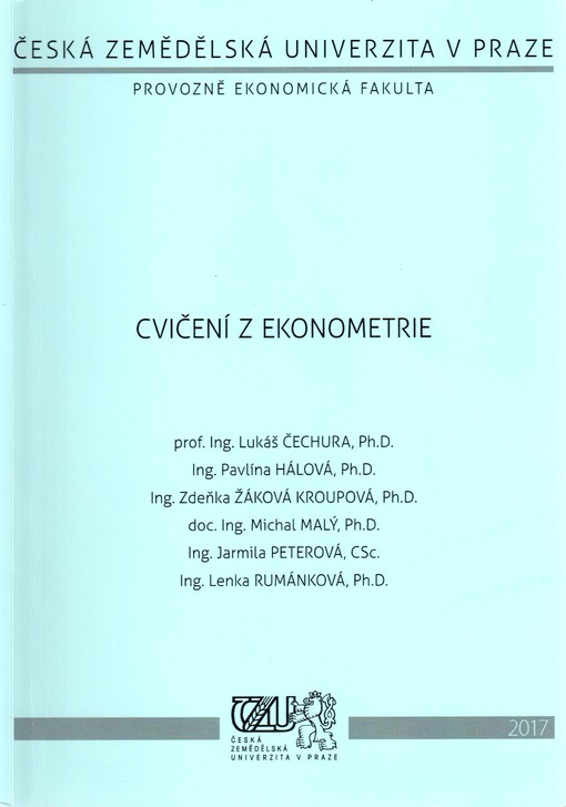 Cvičení z ekonometrie