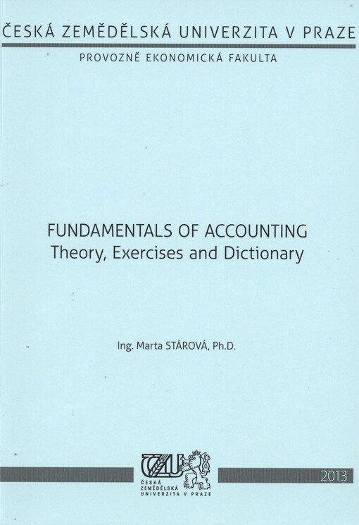 Fundamentals of accounting :theory, exercises and dictionary