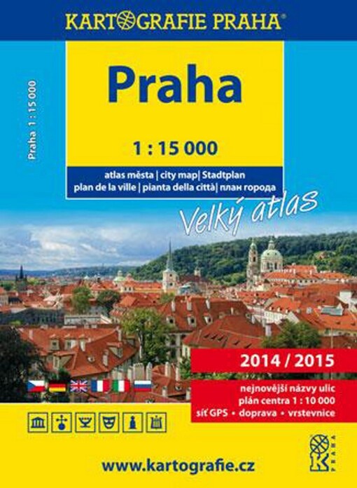 Prahaatlas města 1:15 000