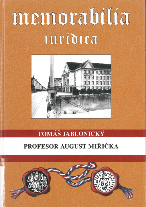 Profesor August Miřička :studie k 150. výročí narození