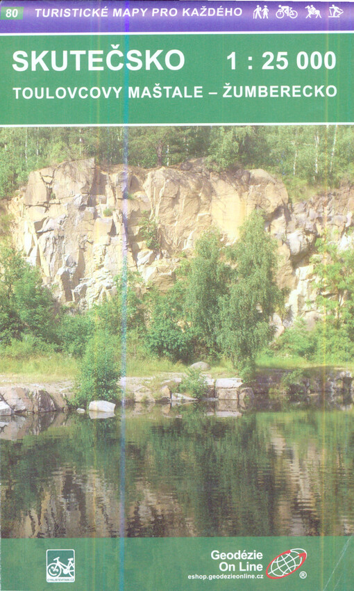 Skutečskocykloturistická a turistická mapa 1:25 000