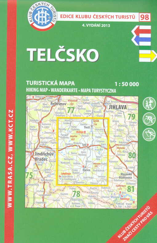 Telčskoturistická mapa 1:50 000