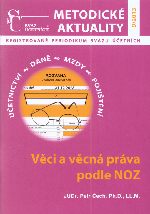 Věci a věcná práva podle NOZ