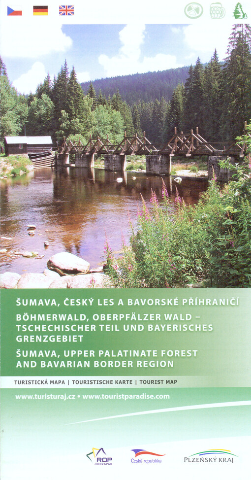 Šumava, Český les a bavorské příhraničíBöhmerwald, Oberpfälzerwald - tschechischer Teil und bayerisches Grenzgebiet = Šumava, Upper Palatinate forest and Bavarian border region