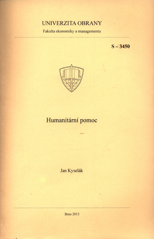 Humanitární pomoc :studijní text