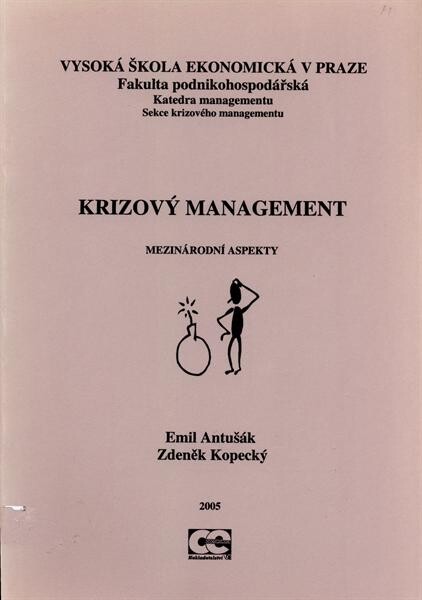Krizový management : mezinárodní aspekty