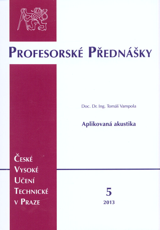Aplikovaná akustika =Applied acoustics