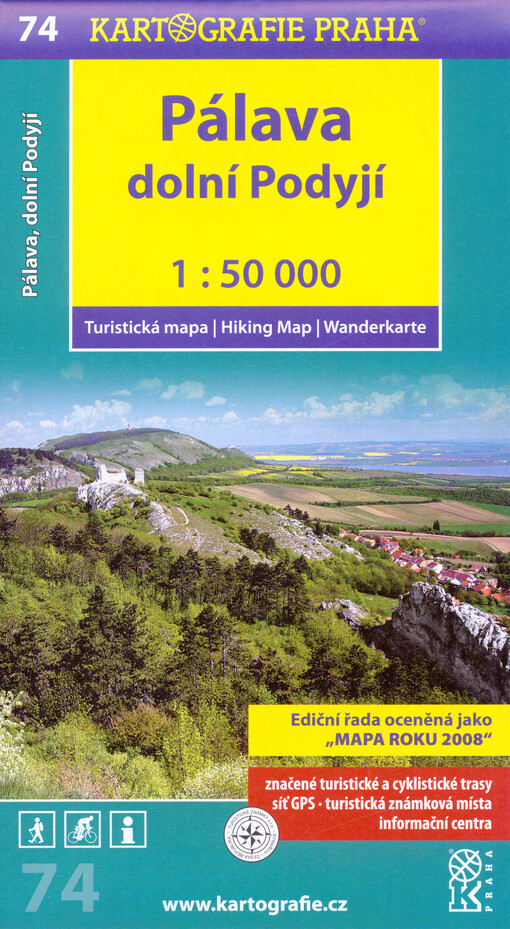 Pálavadolní Podyjí : turistická mapa 1:50 000