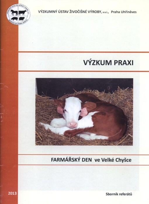 Farmářský den - výzkum pro praxi :sborník přednášek ...