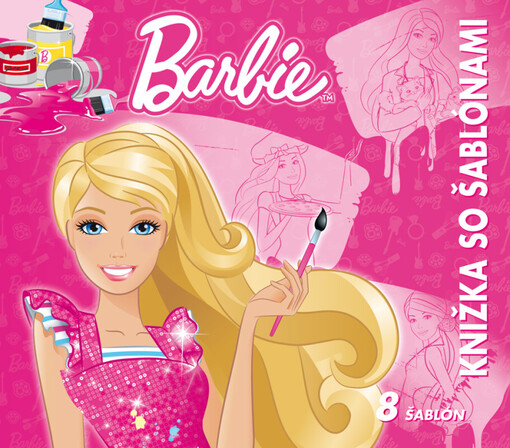 Barbie - Knižka so šablónami