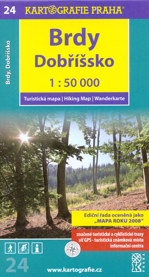 BrdyDobříšsko : turistická mapa 1:50 000