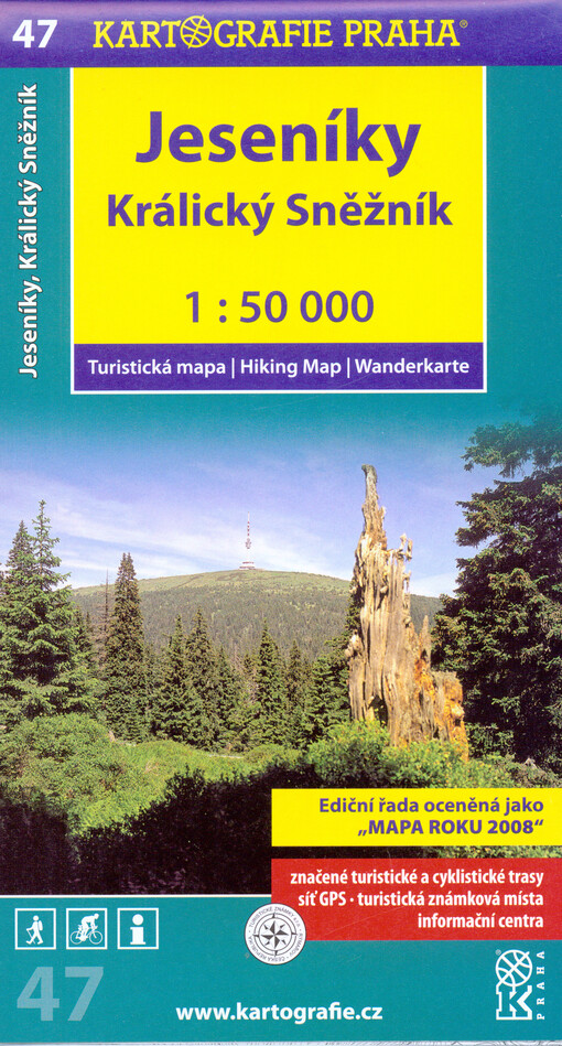 JeseníkyKrálický Sněžník : turistická mapa 1:50 000, 2. vyd.