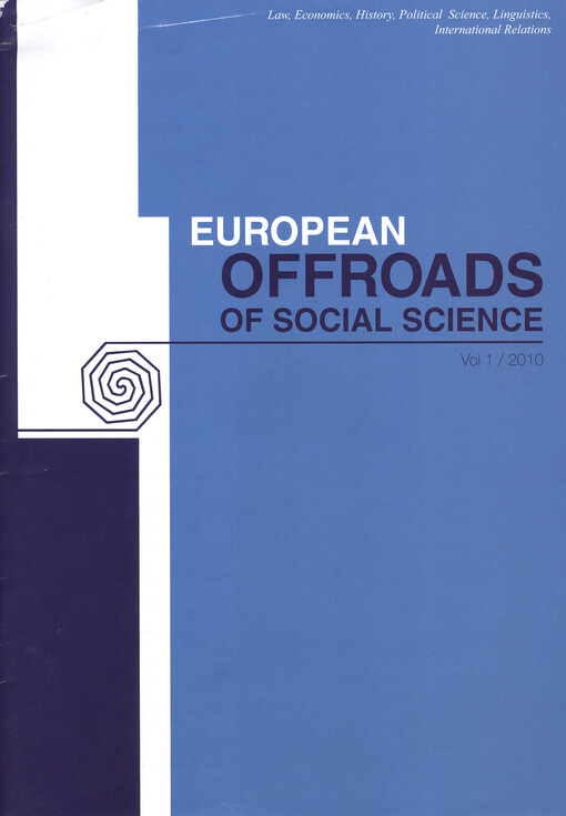 European offroads of social science : law, economics, history, political science, linguistics, international relations