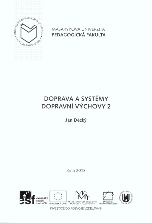 Doprava a systémy dopravní výchovy 2