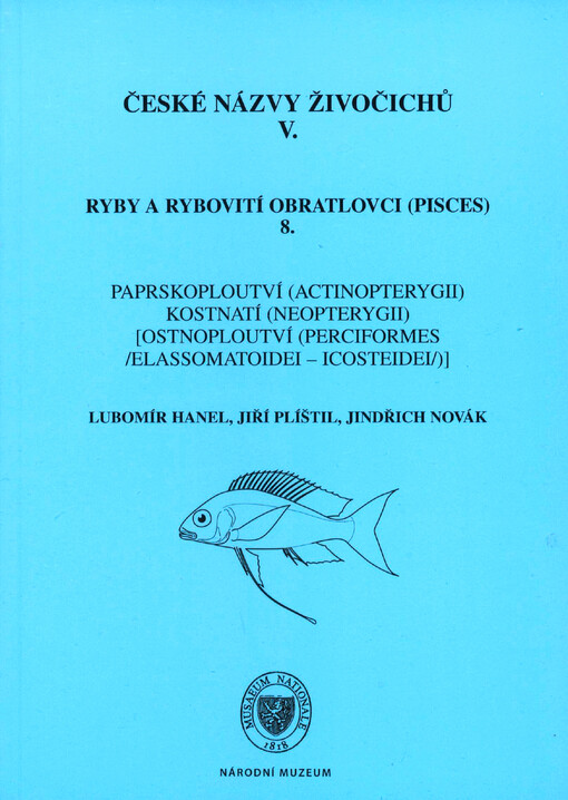 České názvy živočichů.V.,Ryby a rybovití obratlovci (Pisces).