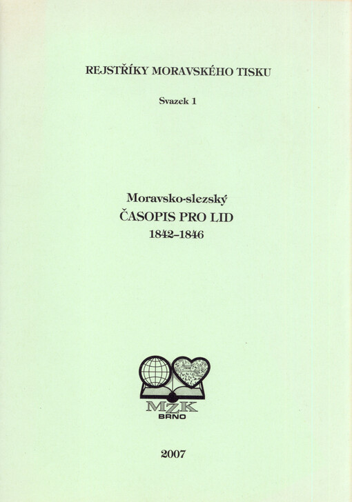 Moravsko-slezský časopis pro lid 1842-1846