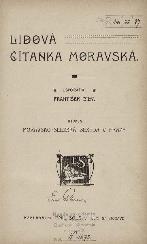 Lidová čítanka moravská