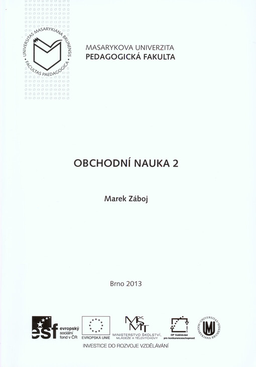 Obchodní nauka 2