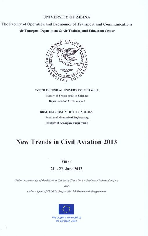 New Trends in Civil Aviation ...