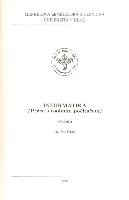 Informatika :práce s osobním počítačem : cvičení