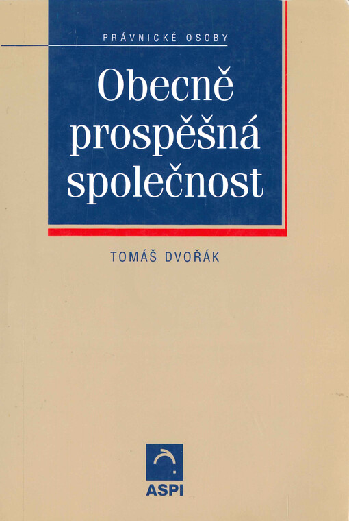 Obecně prospěšná společnost, Vyd. 1.