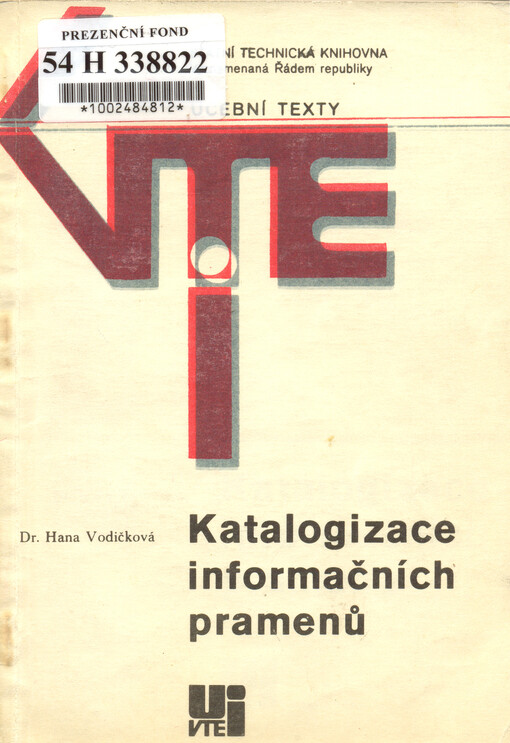 Katalogizace informačních pramenů