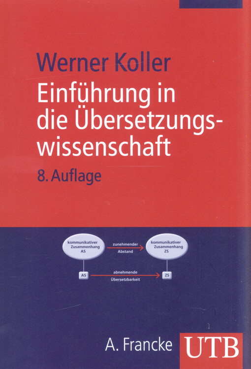 Einführung in die Übersetzungswissenschaft    