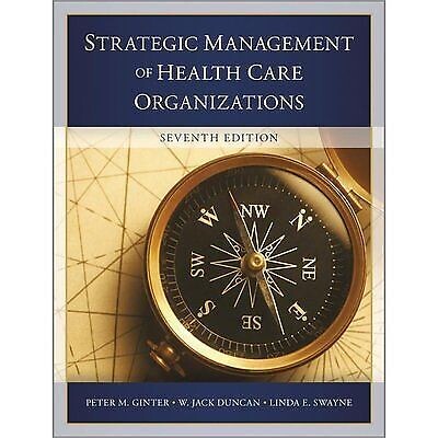 Strategic management of health care organizations 