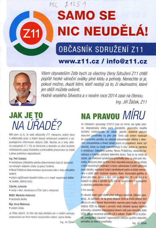 Z11 :samo se nic neudělá! : občasník sdružení Z11
