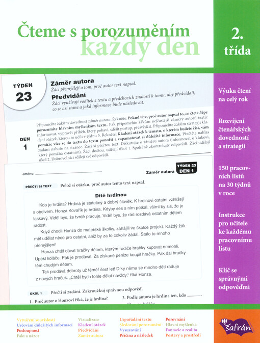 Čteme s porozuměním každý den :2. třída