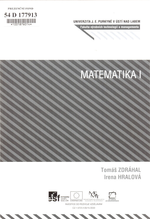 Matematika I