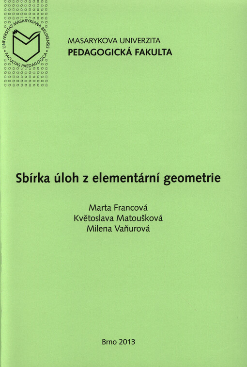 Sbírka úloh z elementární geometrie
