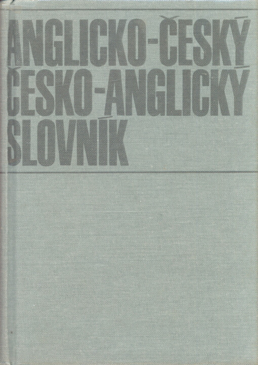 Anglicko-český a česko-anglický slovník