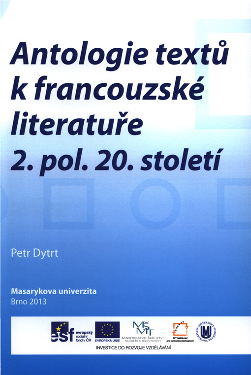 Antologie textů k francouzské literatuře 2. pol. 20. století