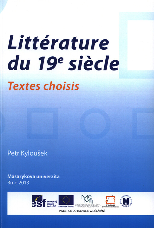 Littérature du 19e siècle :textes choisis