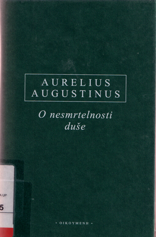 O nesmrtelnosti duše : latinsko-české vydání