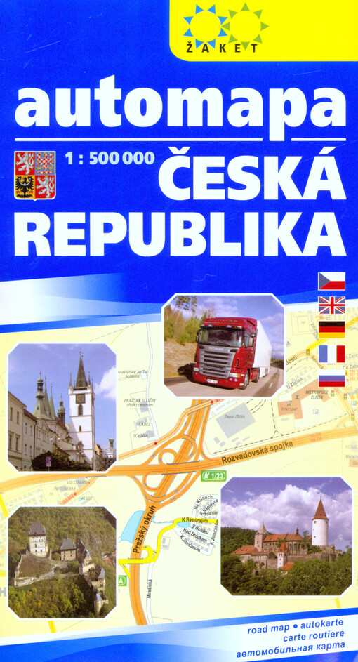Česká republikaautomapa 1:500 000