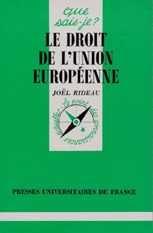 Le droit de l'Union européenne