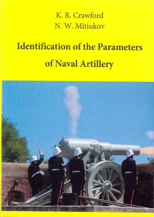 Identification of the parameters of naval artillery