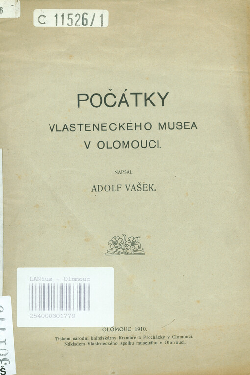 Počátky vlasteneckého musea v Olomouci